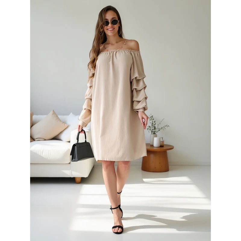 Resti Smooth womens dress ala Spanish with ruffles