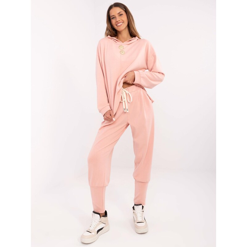 Italy Moda Trousers-MI-SP-61700.80P-Peach 106988431