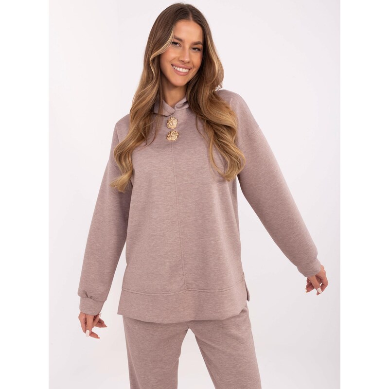 Italy Moda Sweatshirt-DHJ-BL-20510.68-dark beige
