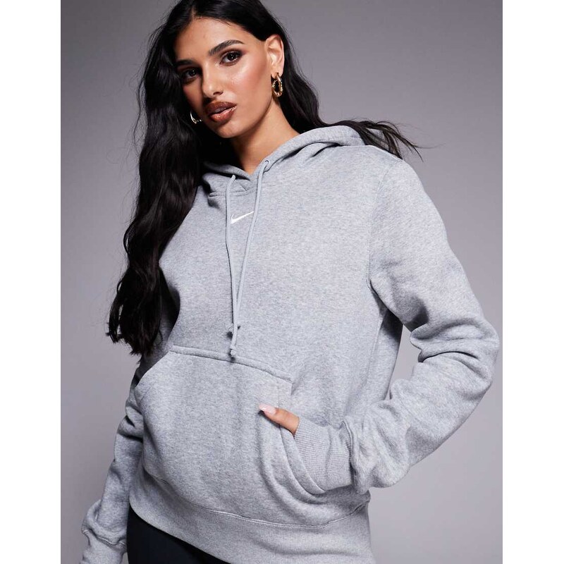 Nike Phoenix Fleece hoodie in grey