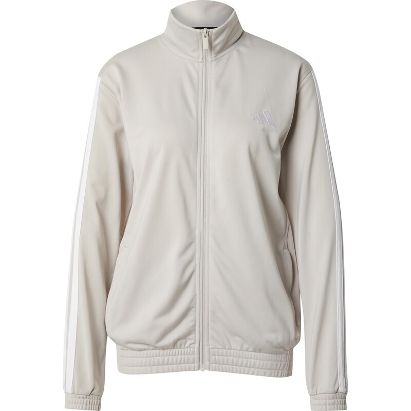 ADIDAS SPORTSWEAR Sportovní bunda TRIC světle béžová / bílá