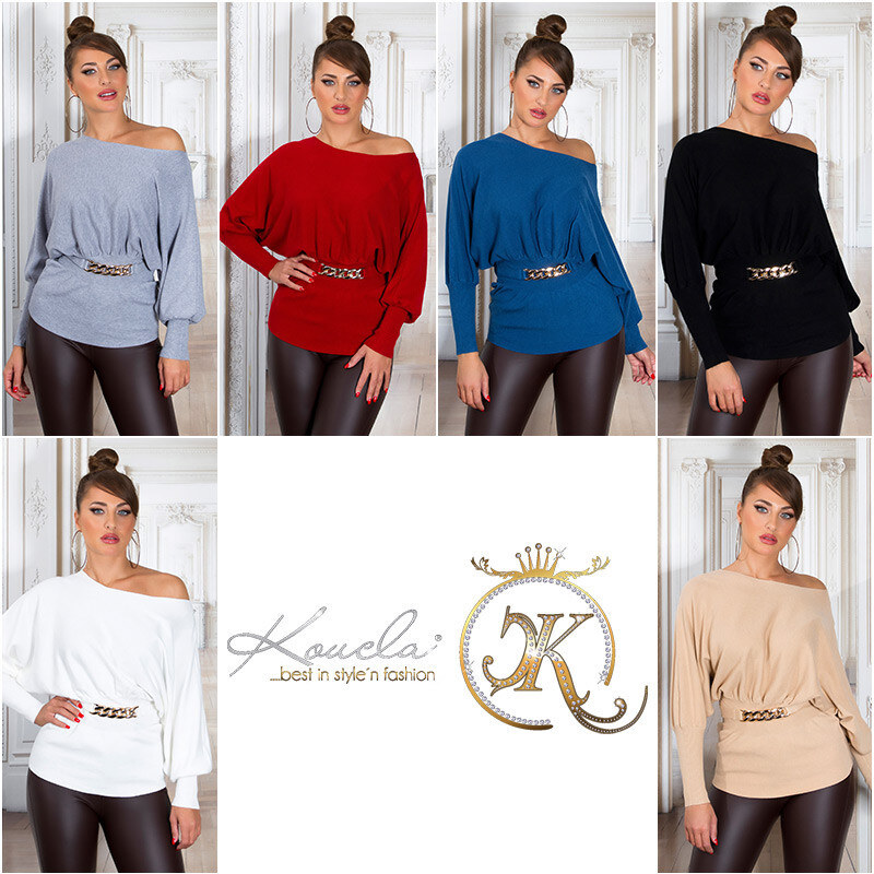 In-style Fashion Sexy vypasovaný svetr 9295 - In Stylefashion 103909275