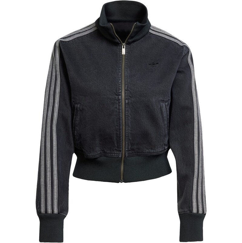ADIDAS ORIGINALS Mikina Adicolor šedá / černá džínovina