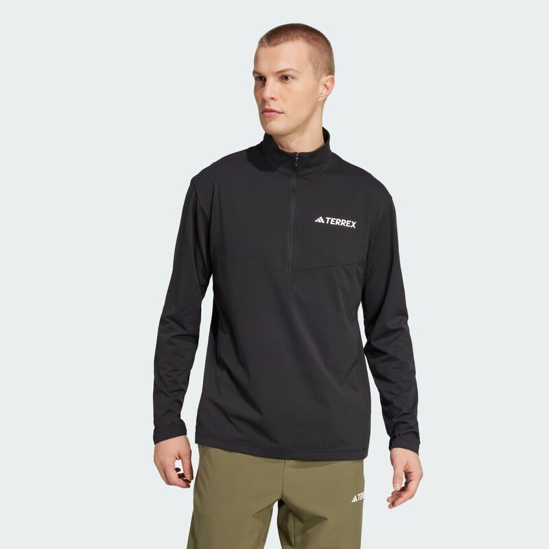 Adidas Tričko Terrex Multi Climacool 1/2 Zip Long Sleeve