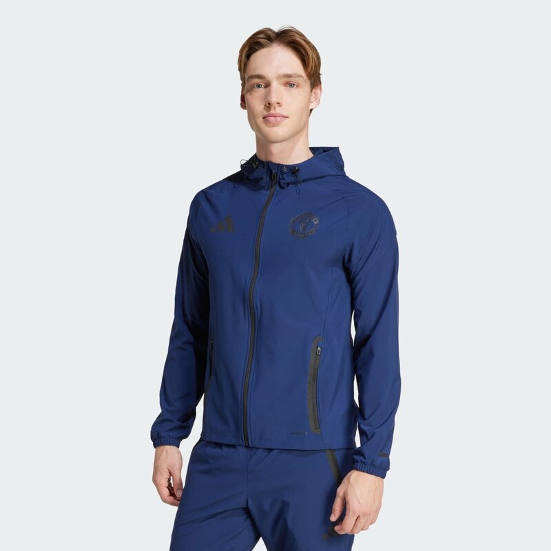 Adidas Bunda Manchester United Tiro 25 Competition Vis Tech
