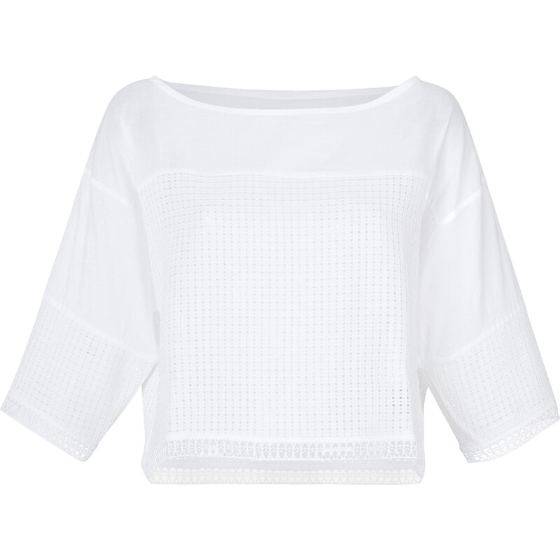 Paul & Joe Cotton Mesh Crop Top