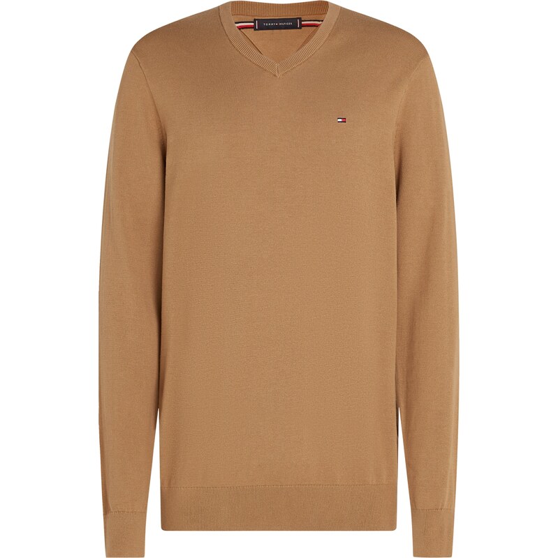 TOMMY HILFIGER Svetr ESSENTIAL khaki