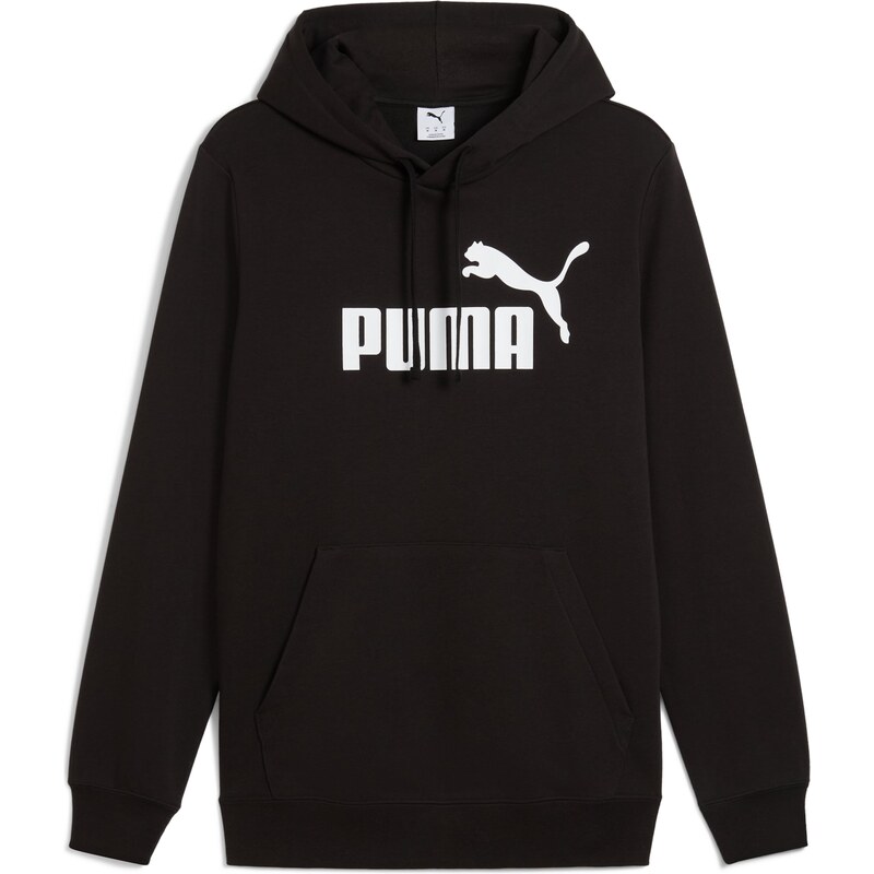 PUMA Sportovní mikina Essentials No. 1 černá / bílá