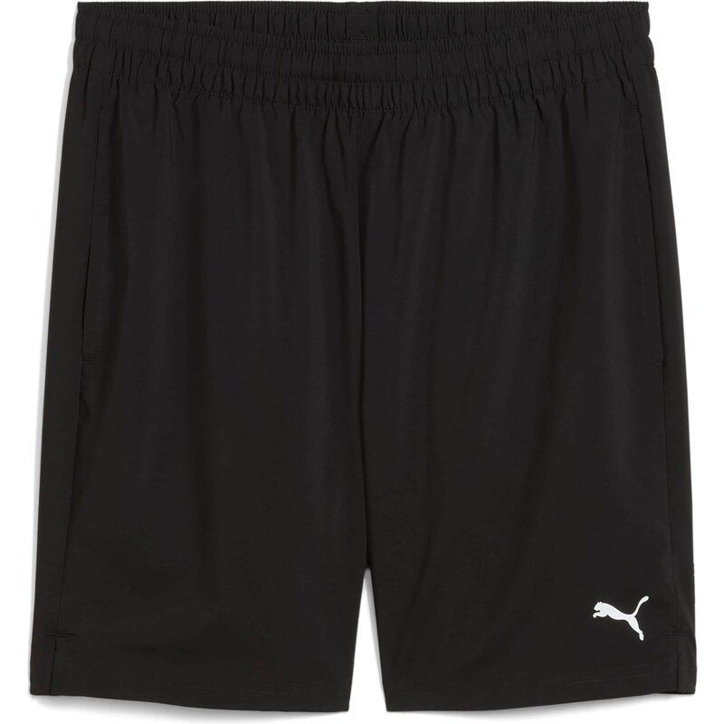 PUMA Sportovní kalhoty Tad Essentials černá / bílá