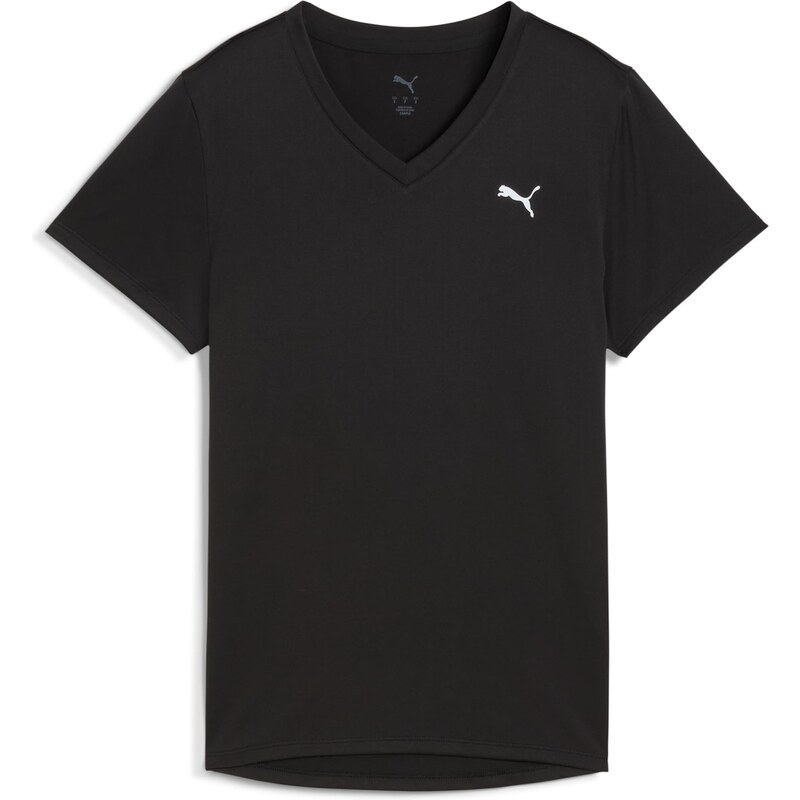 PUMA Funkční tričko Tad Essential černá / bílá