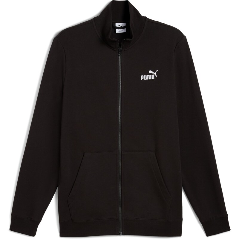 PUMA Sportovní mikina Essentials No. 1 černá / bílá