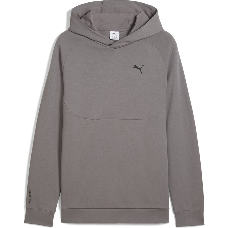 PUMA Mikina PUMATECH tmavě šedá