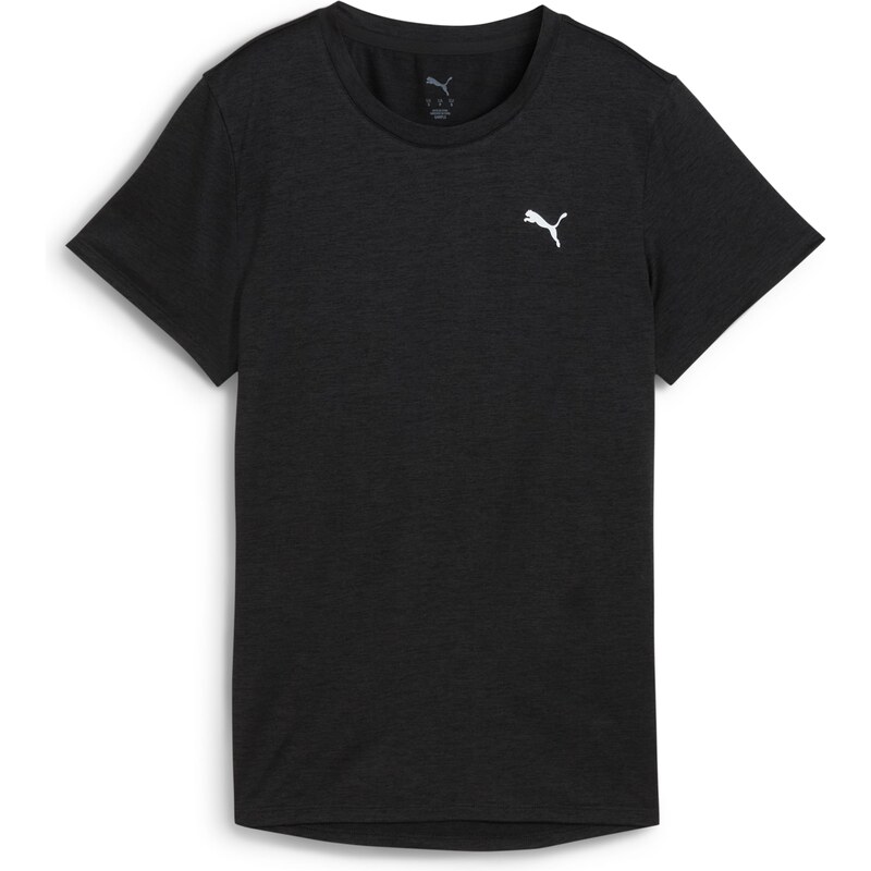 PUMA Funkční tričko Tad Essential černý melír / bílá