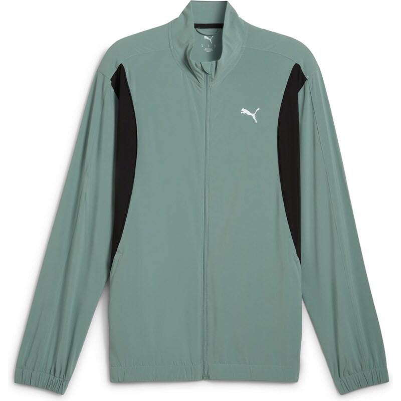 PUMA Sportovní bunda Velocity pastelově zelená / černá