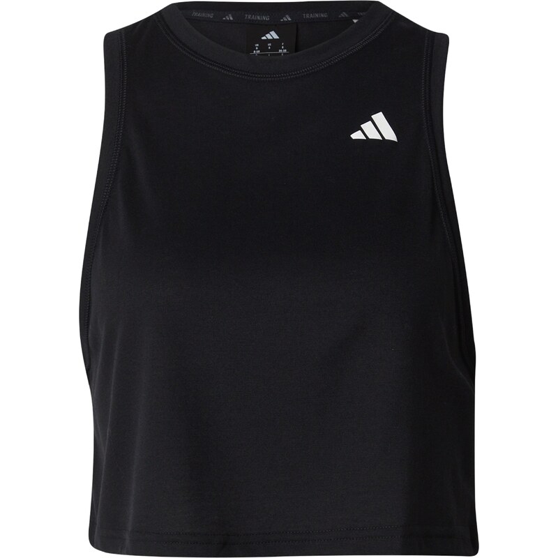 ADIDAS PERFORMANCE Sportovní top černá / bílá