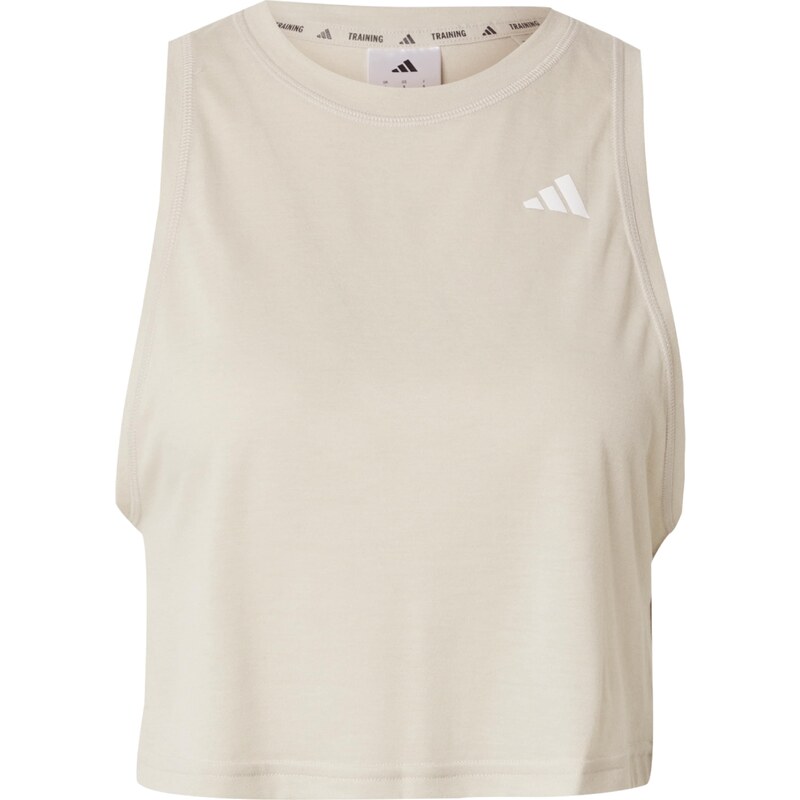 ADIDAS PERFORMANCE Sportovní top režná / bílá