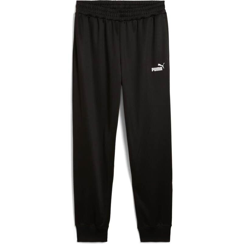 PUMA Sportovní kalhoty Ess No. 1 černá / bílá