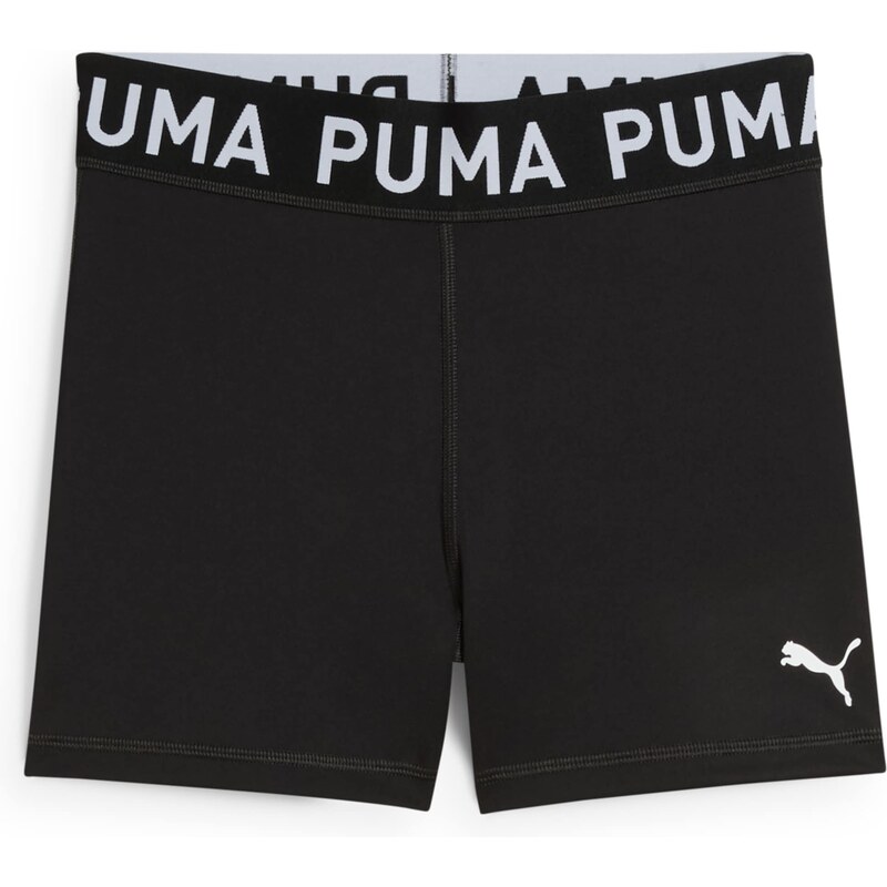 PUMA Sportovní kalhoty Strong 3 černá / bílá