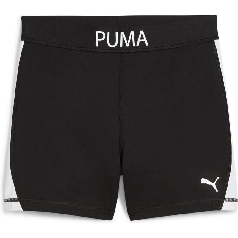 PUMA Sportovní kalhoty Strong černá / bílá 105472724