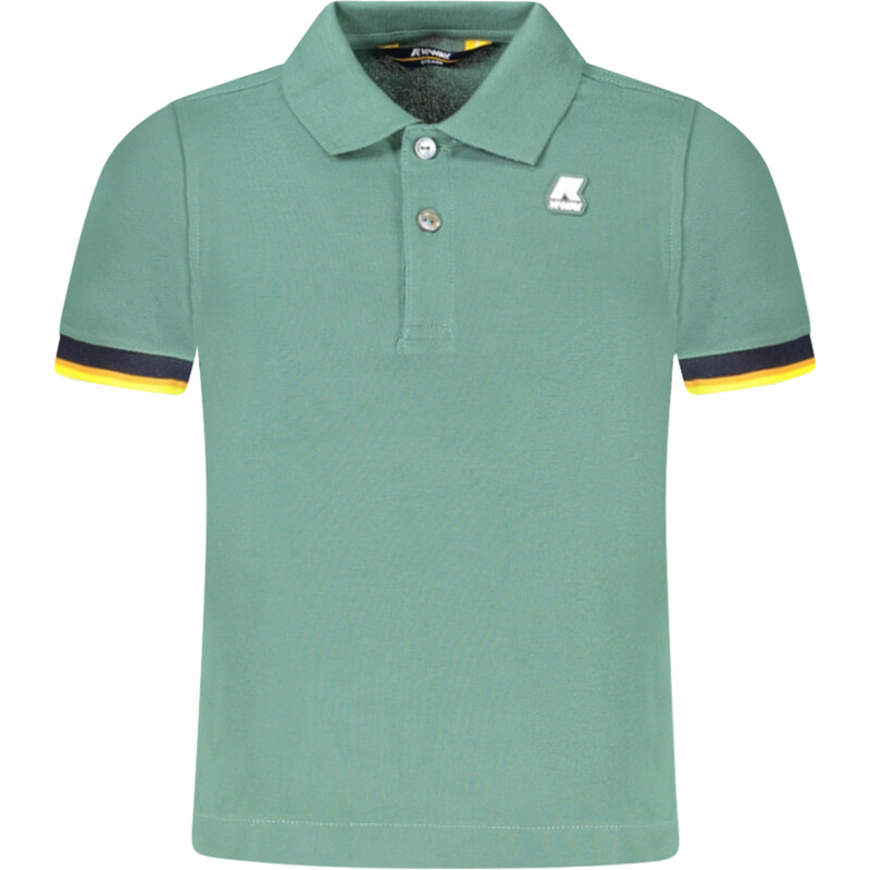 K-Way Dětské zelené polo triko s krátkým rukávem