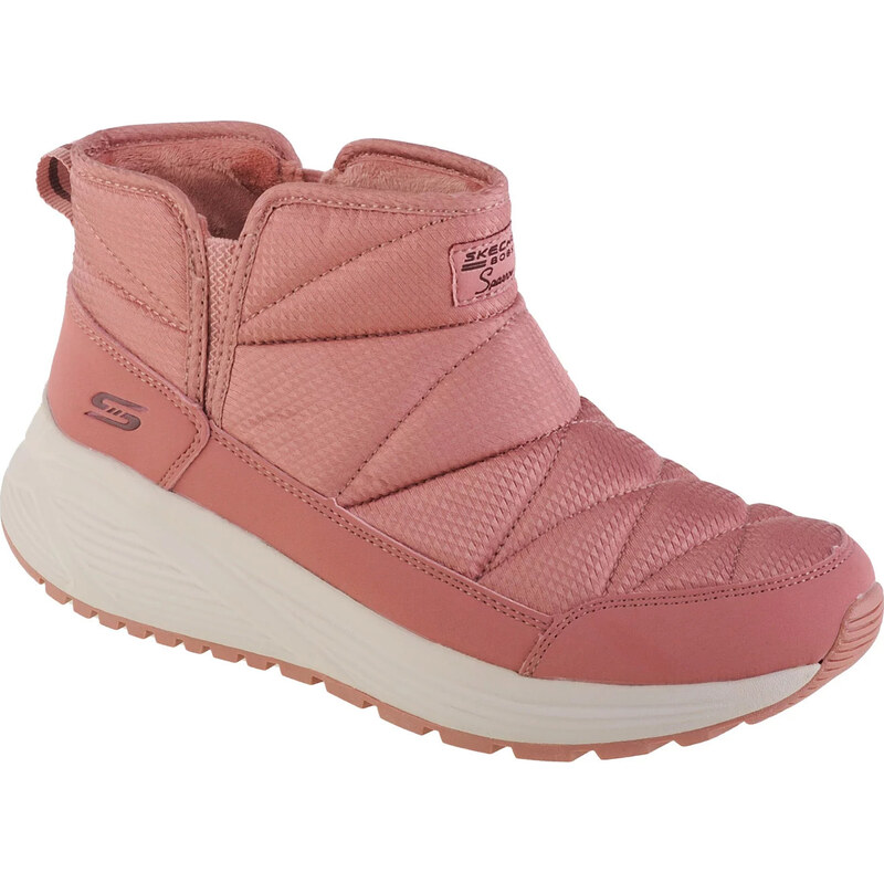 Růžové dámské zimní boty Skechers Bobs Sparrow 2.0 - Puffiez