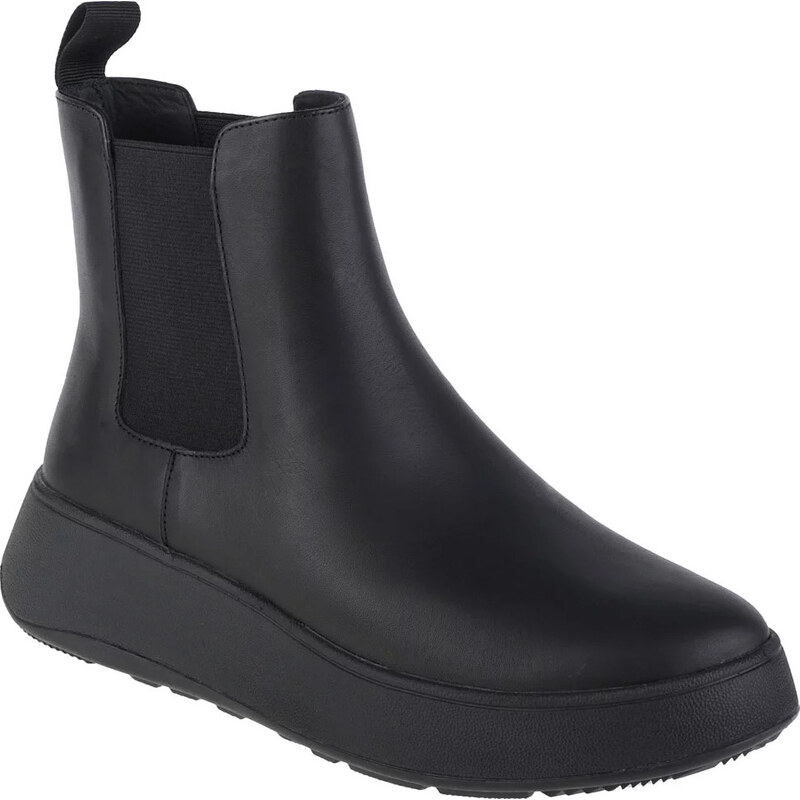 Černé dámské chelsea boty FitFlop F-Mode Černá