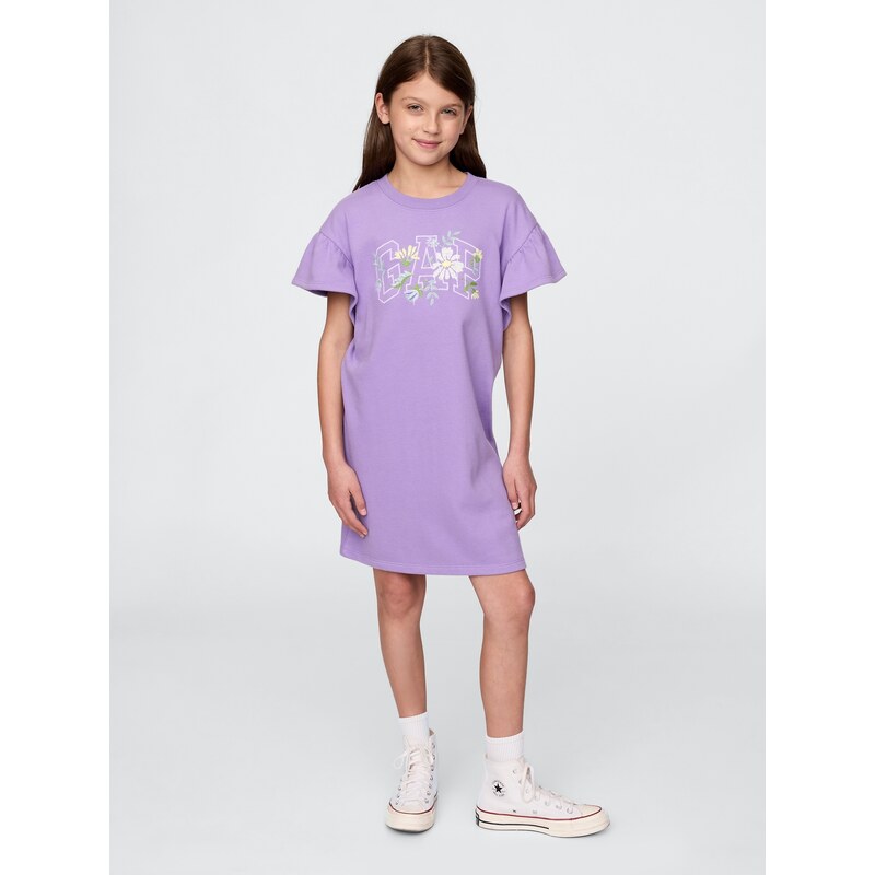 GAP Dětské oversize mikinové šaty - Holky