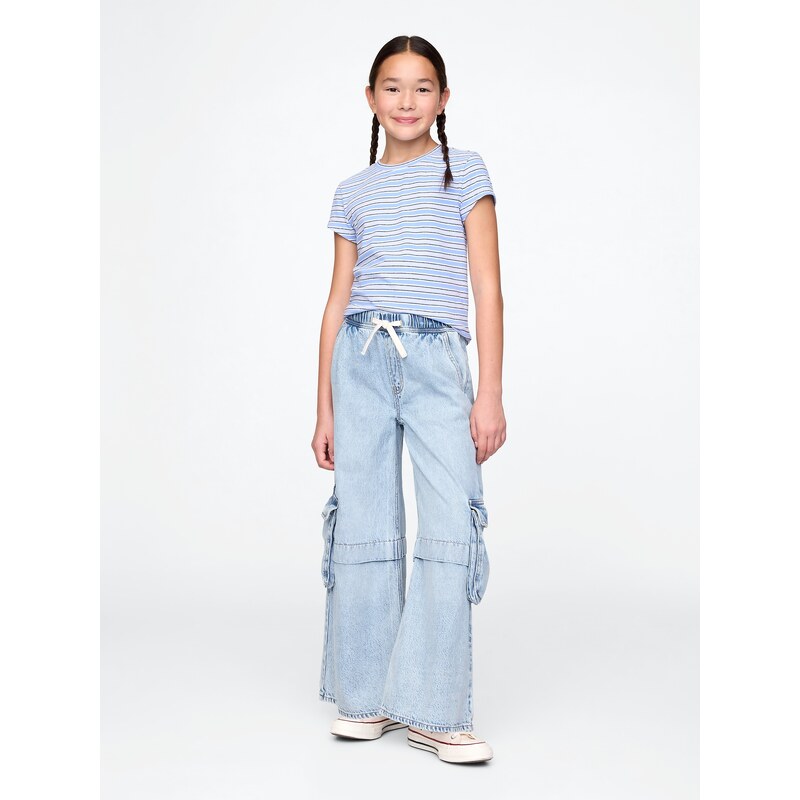 GAP Dívčí Dětské džíny Baggy Cargo UltraSoft 738626-00