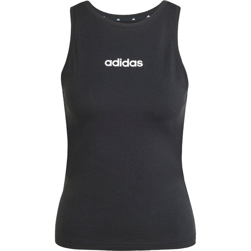 ADIDAS SPORTSWEAR Sportovní top Essentials černá / bílá