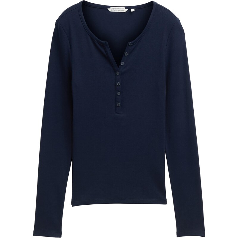 TOM TAILOR DENIM Tričko marine modrá 104494739