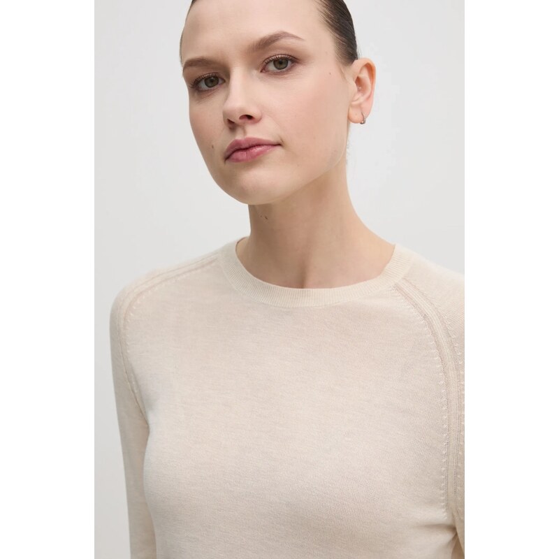 Svetr z hedvábné směsi Calvin Klein