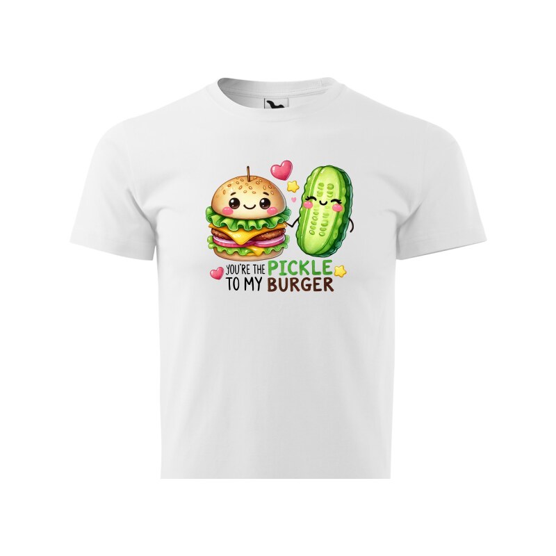 Fenomeno Pánské tričko Pickle to my burger