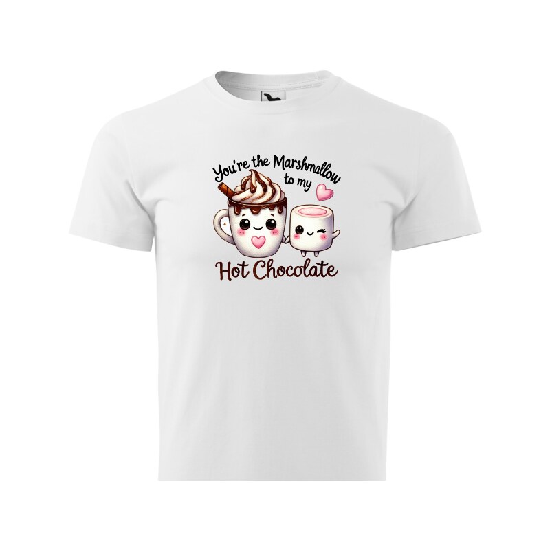 Fenomeno Pánské tričko Marshmallow to my hot chocolate
