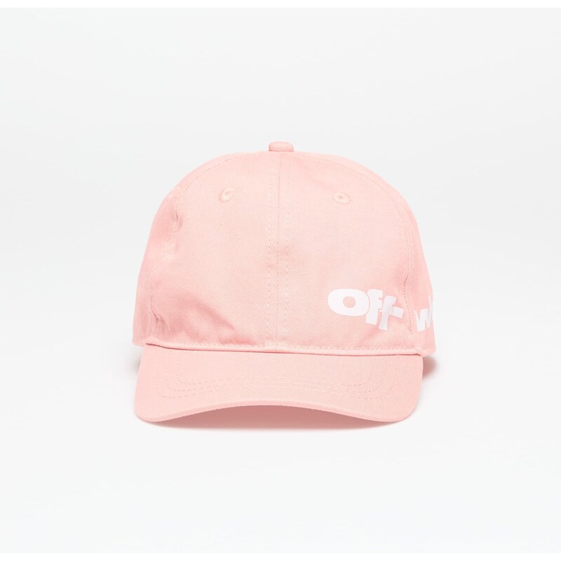 Kšiltovka Off-White Kids Type Graphic Baseball Cap Pink/ White