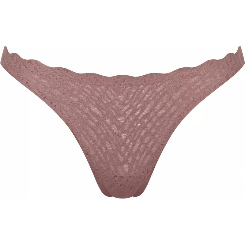 Dámská tanga ZERO Feel Bliss String - BROWN - sv. hnědé 1141 - SLOGGI 103954176