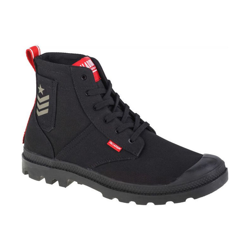 Unisex kotníkové boty Pampa Hi Army 78583-008-M Černá -