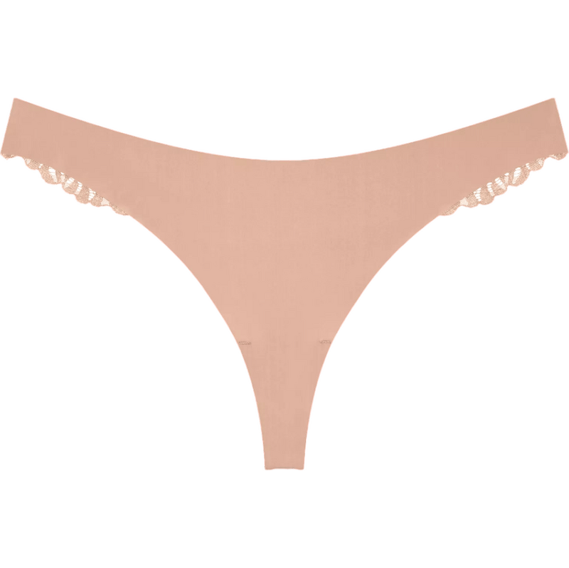 Dámská tanga Pretty Micro String - BROWN - sv. hnědé 00EP - TRIUMPH 103954233