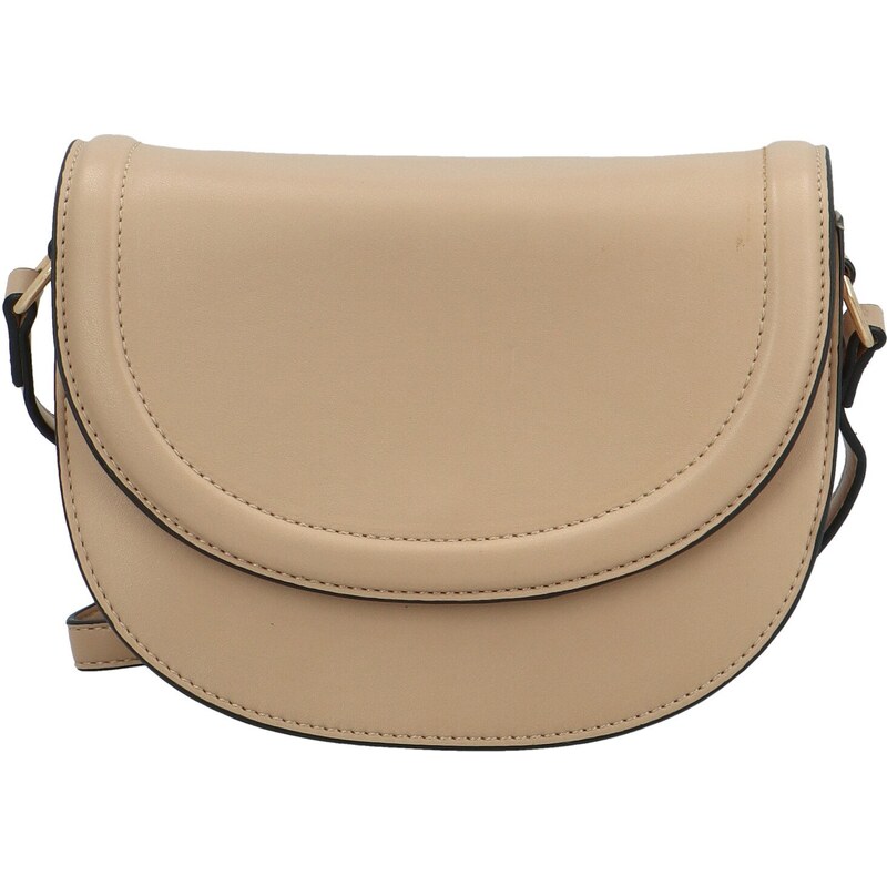 MaxFly Módní dámská koženková crossbody kabelka Caila, béžová