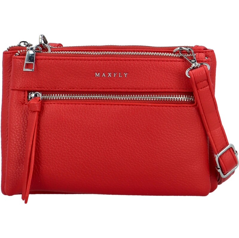 Dámská crossbody kabelka červená - MaxFly Fidelia červená 103954459