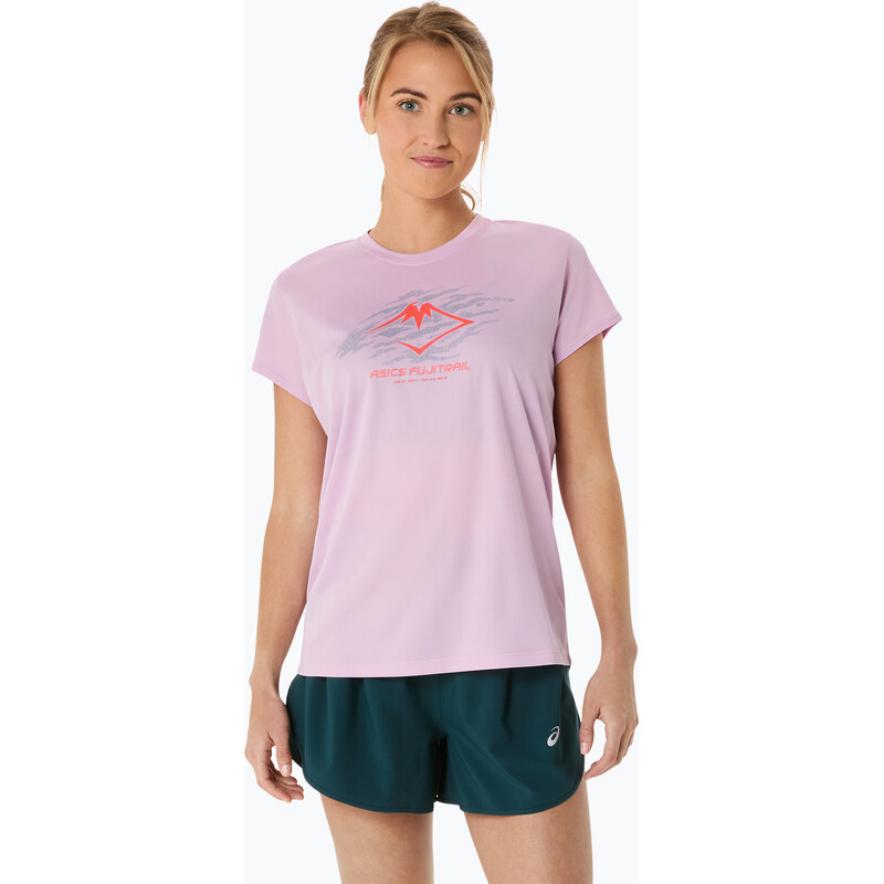 Dámské běžecké tričko ASICS Fujitrail Logo light ube