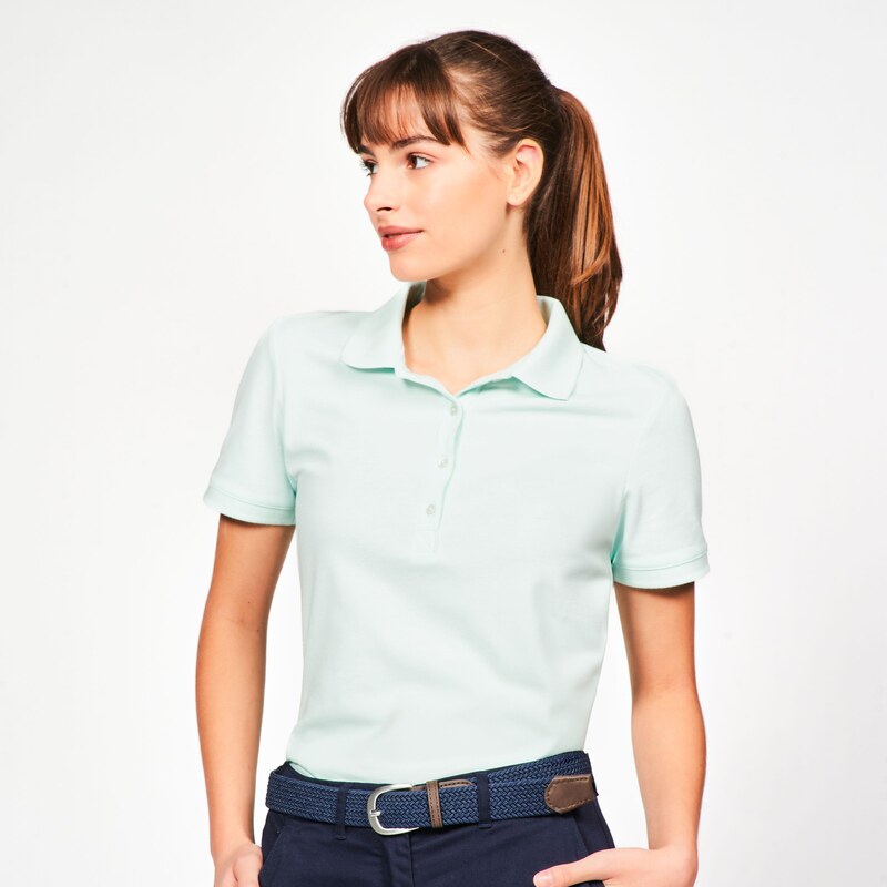 INESIS Dámské golfové polo s krátkým rukávem MW500 103917348