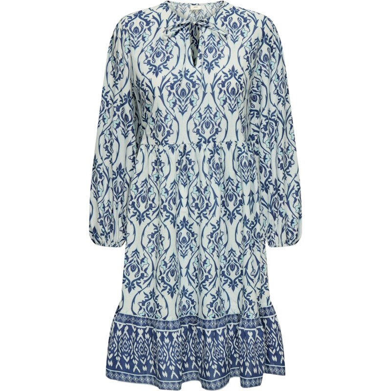 JDY Šaty JDYANNA modrá / světlemodrá / offwhite 109425833