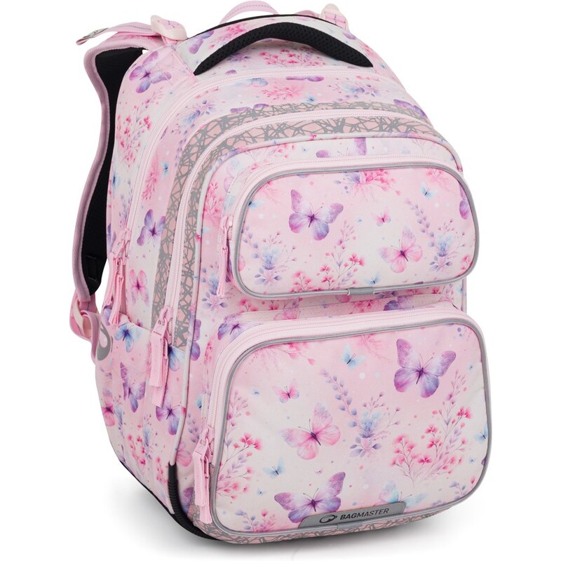 Bagmaster DOPI 25 A školní batoh – motýlci