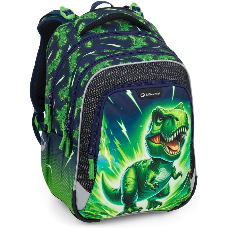 Bagmaster LUMI 25 C školní batoh – dinosaurus