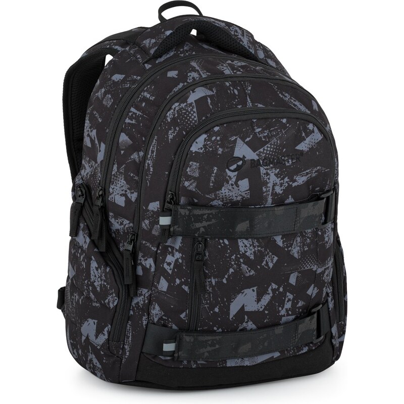 Bagmaster NOMAD 25 B studentský batoh – černo-šedý