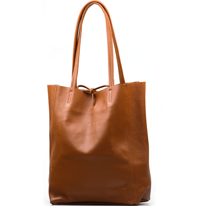 Blaire Kožená shopper kabelka Solange koňakově hnědá 38598682