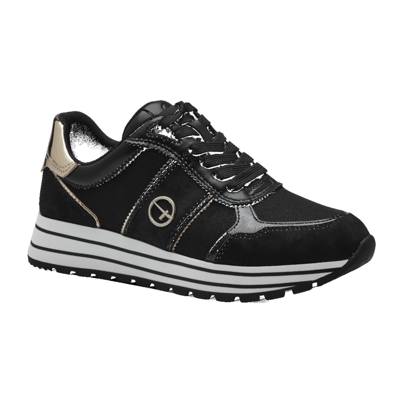 Sneaker tenisky s metalickými detaily Tamaris 1-23727-42 černá 103975937