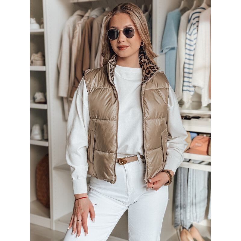 BASIC Camel dámská oboustranná vesta CHIPUFF TY4825