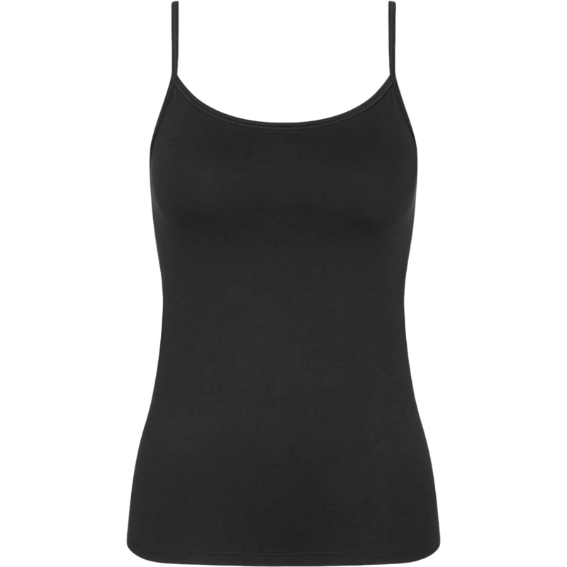 Dámské tílko Sense Of Cotton Spaghetti Top - BLACK - TRIUMPH BLACK - 103979556