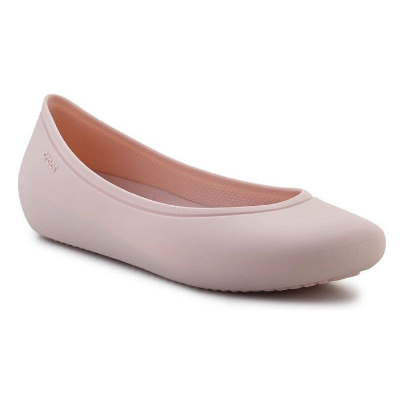 Dámské balerínky Brooklyn Flat W 209384-6UR Světle růžová - Crocs 103979581